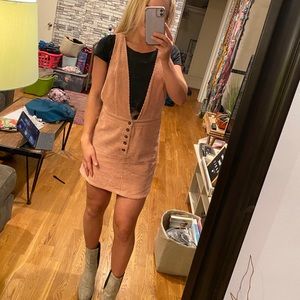 Blush corduroy overall jumper size medium
